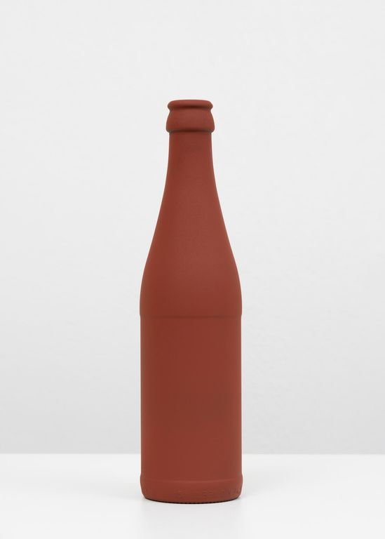 Pigment print titled 'Vichy-shape 2 (Red Brown)', 2019, from the series DIN