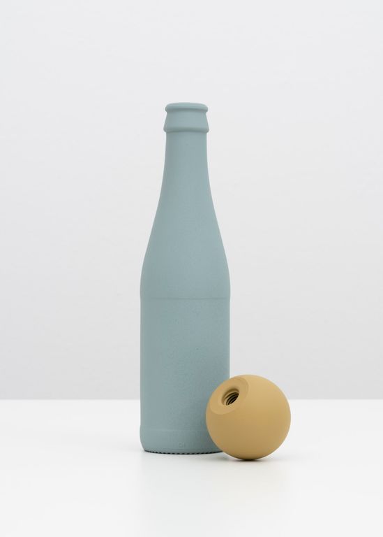Pigment print titled 'Vichy-shape with Ball Knob', 2020, from the series DIN